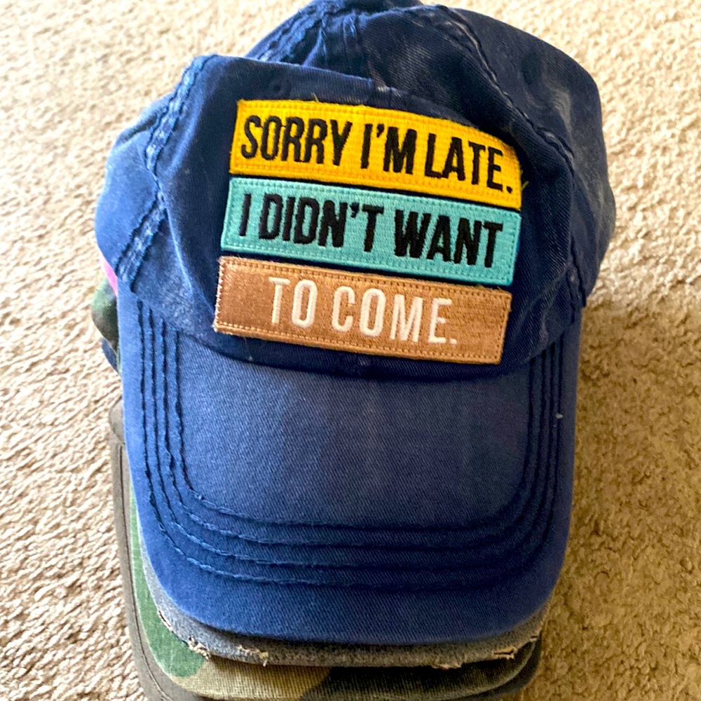 Hats multiple sayings